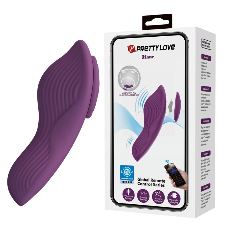 Вибратор Pretty Love Mobile App Control Mane Stimulator Purple