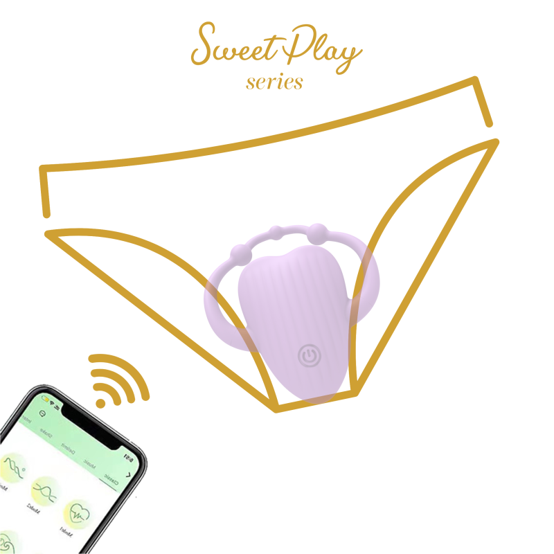Вибратор Erospace Sweet Play Vibrating Massager APP Controlled A5
