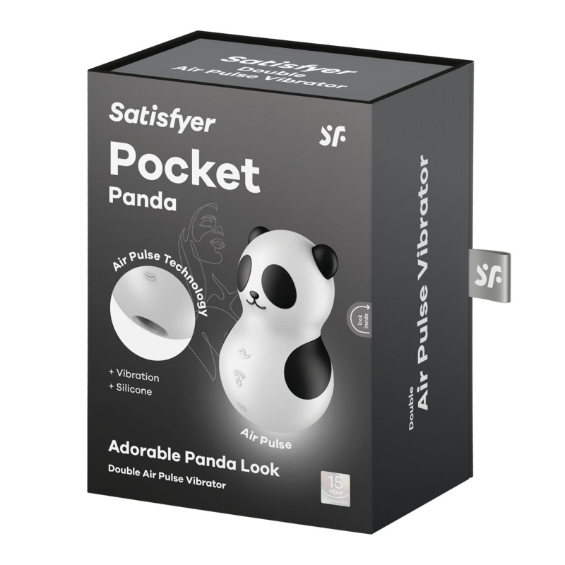 Вакуумный стимулятор с вибрацией Satisfyer Pocket Panda Вакуумный стимулятор с вибрацией Satisfyer Pocket Panda