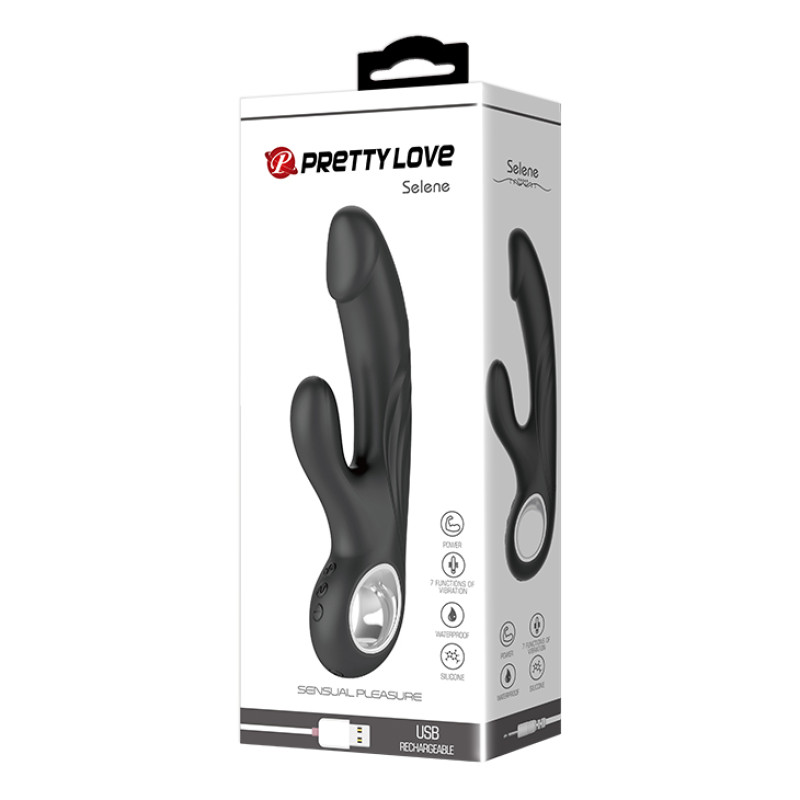 Вібратор Pretty Love Selene Vibrator Black Вібратор Pretty Love Selene Vibrator Black