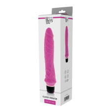 Вибромассажер Dreamtoys Purrfect Silicone Classic 8,5 inch Розовый
