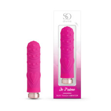Віброкуль So Divine Je T'Aime зі знімною текстурованою насадкою