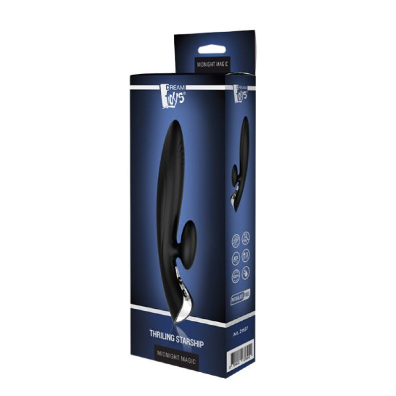 Вибромассажер кролик Dreamtoys Midnight Magic Thrilling Starship Вибромассажер кролик Dreamtoys Midnight Magic Thrilling Starship