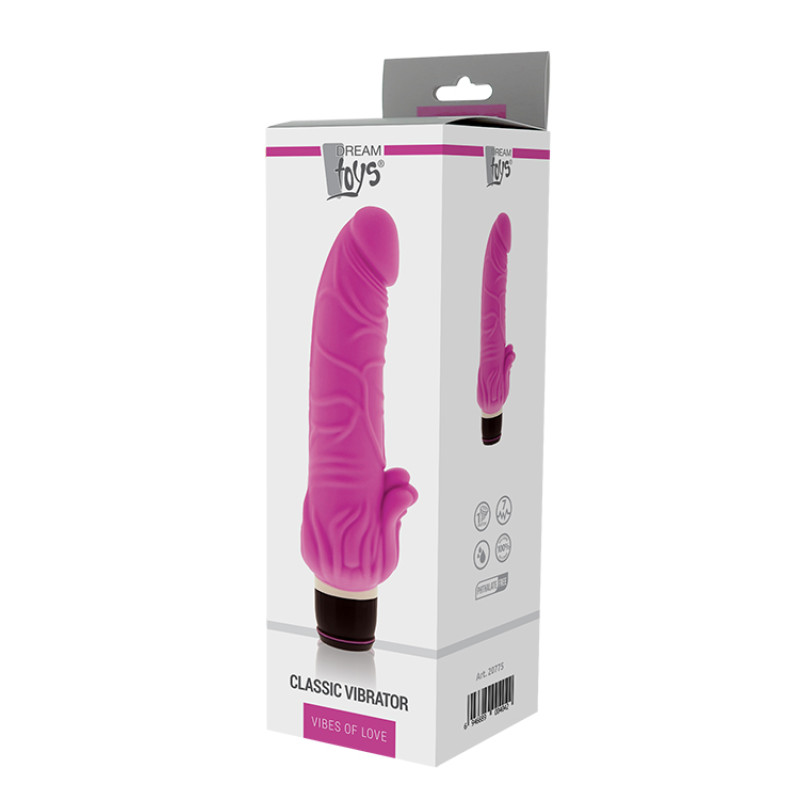 Вибратор Dreamtoys Purrfect Silicone Classic 7inch Розовый Вибратор Dreamtoys Purrfect Silicone Classic 7inch Розовый