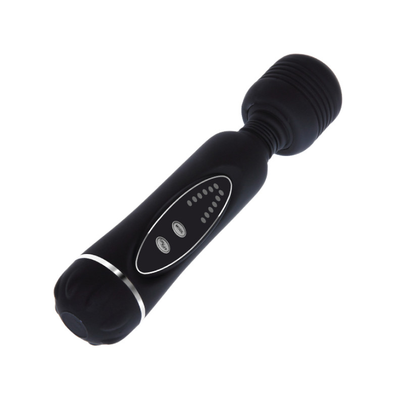 Вібратор зі змінними насадками LyBaile Power Wand Massage Kit Black Вібратор зі змінними насадками LyBaile Power Wand Massage Kit Black