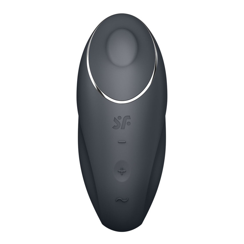 Вибростимулятор-пульсатор Satisfyer Tap & Climax 1 Grey, эффект постукивания пальцем, 2 мотора Вибростимулятор-пульсатор Satisfyer Tap & Climax 1 Grey, эффект постукивания пальцем, 2 мотора