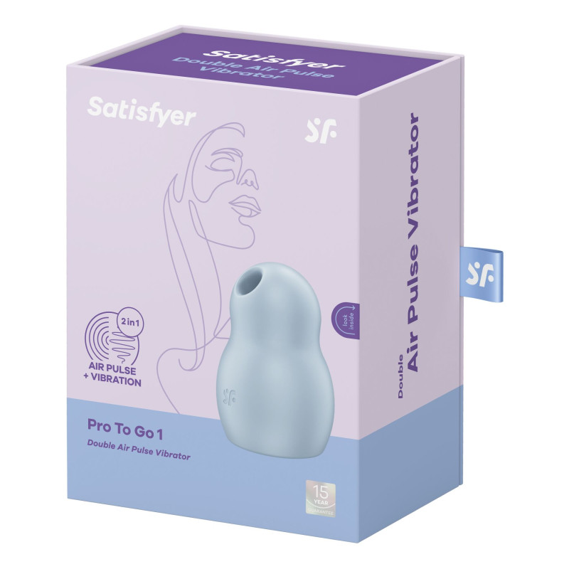 Вакуумный стимулятор Satisfyer Pro To Go 1 Blue Вакуумный стимулятор Satisfyer Pro To Go 1 Blue