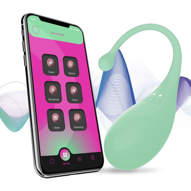 Смарт-виброяйцо Adrien Lastic Palpitation Mint с глубокой вибрацией Смарт-виброяйцо Adrien Lastic Palpitation Mint с глубокой вибрацией