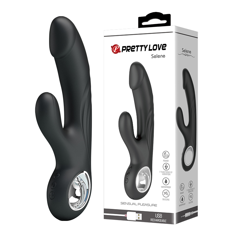 Вібратор Pretty Love Selene Vibrator Black Вібратор Pretty Love Selene Vibrator Black