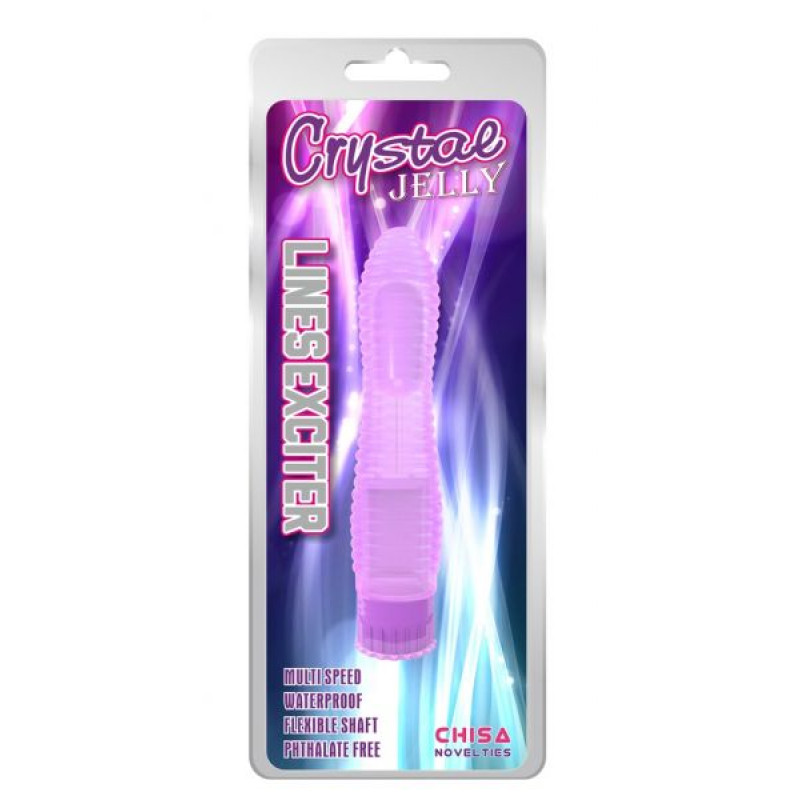 Вибромассажер Chisa Jelly Lines Exciter Фиолетовый Вибромассажер Chisa Jelly Lines Exciter Фиолетовый