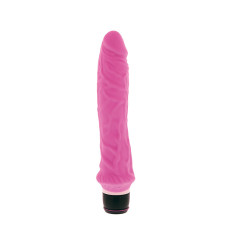 Вибромассажер Dreamtoys Purrfect Silicone Classic 8,5 inch Розовый