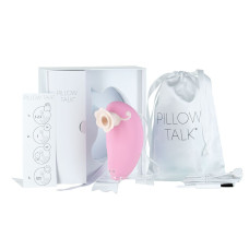 Розкішний вакуумний кліторальний стимулятор Pillow Talk Dreamy Рожевий із кристалом Swarovski