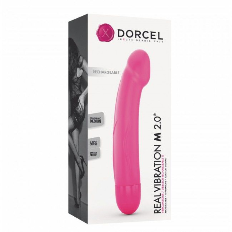 Вибратор Marc Dorcel Real Vibration M 2.0 Фуксия Вибратор Marc Dorcel Real Vibration M 2.0 Фуксия