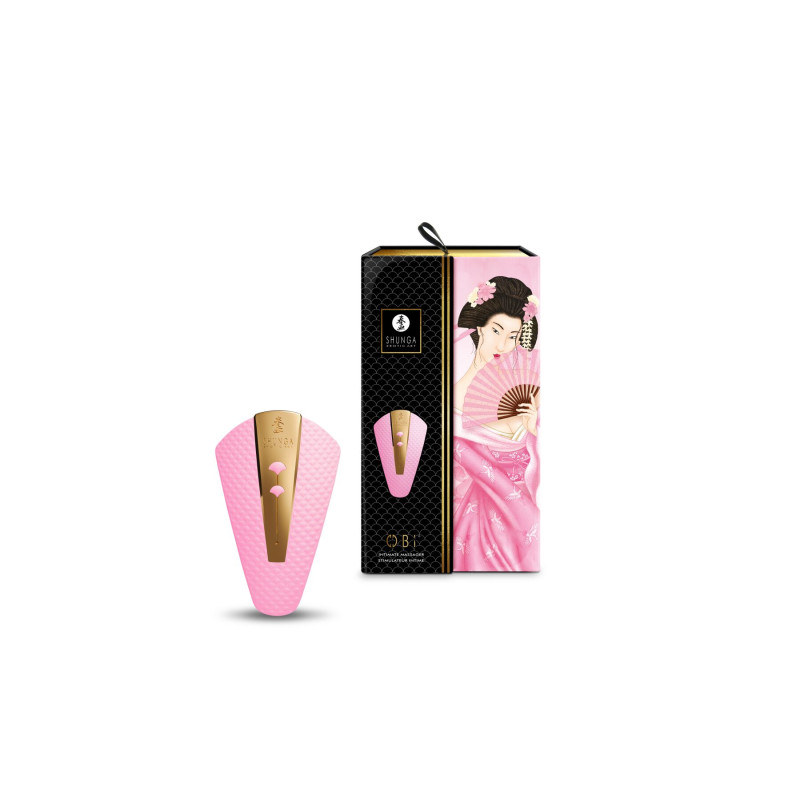 Клиторальный вибратор Shunga Obi Light Pink Клиторальный вибратор Shunga Obi Light Pink