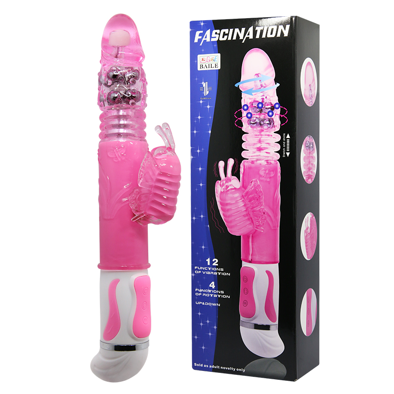 Вибратор LyBaile Fascination Vibrating & Rotating 30 см Вибратор LyBaile Fascination Vibrating & Rotating 30 см