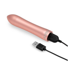 Мощная виброшара DOXY ROSE GOLD в металлическом кейсе, ультрагладкая, 7 режимов