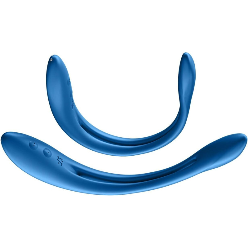 Универсальный гибкий вибратор для пар Satisfyer Elastic Game Dark Blue Универсальный гибкий вибратор для пар Satisfyer Elastic Game Dark Blue