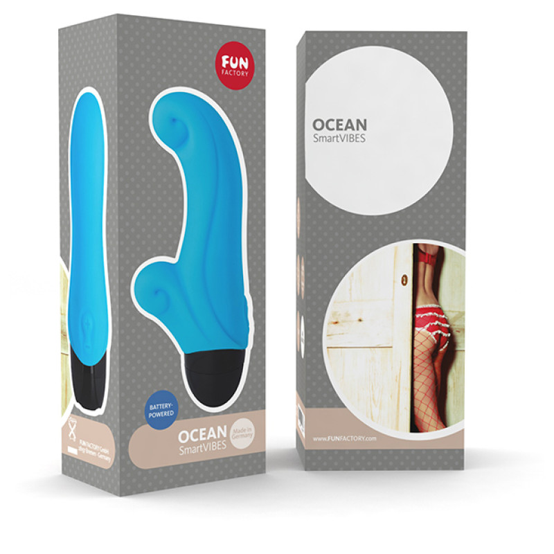 Вибратор Fun Factory Ocean Голубой Вибратор Fun Factory Ocean Голубой