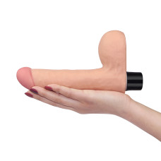 Реалистичный вибратор LoveToy Reel Softee Vibrator with balls Flesh 8,0