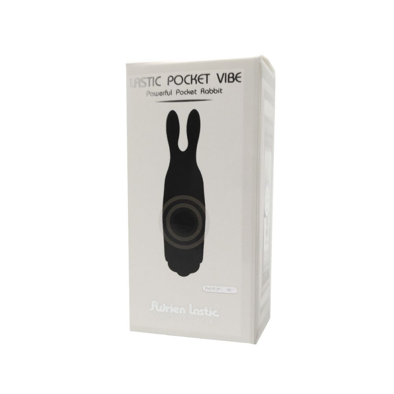 Мінівібратор Adrien Lastic Pocket Vibe Rabbit Чорний Мінівібратор Adrien Lastic Pocket Vibe Rabbit Чорний