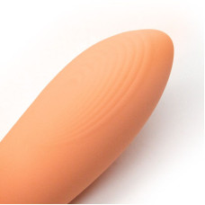 Вакуумний вібратор KISTOY Tina Mini Orange, вагінально-кліторальний