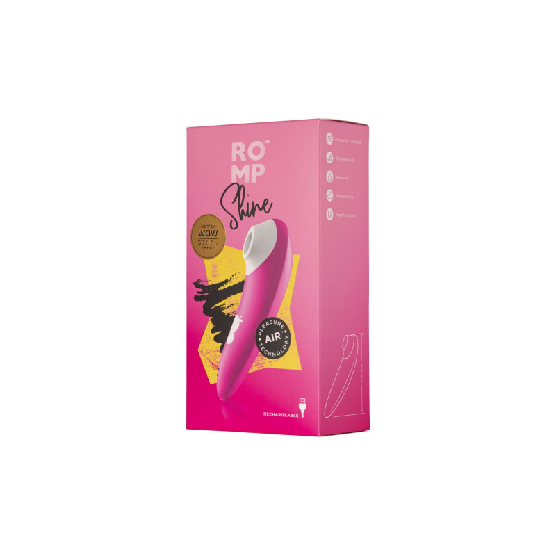Вакуумный клиторальный стимулятор Romp Shine, 10 уровней интенсивности Вакуумный клиторальный стимулятор Romp Shine, 10 уровней интенсивности
