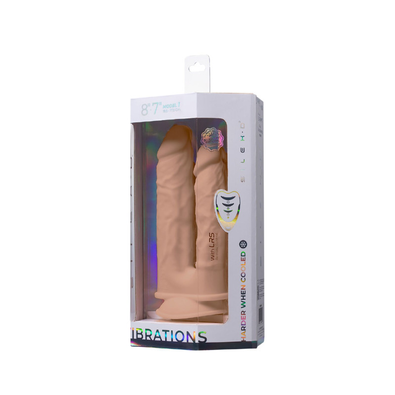 Двойной фаллоимитатор с вибрацией SilexD Double Gusto Vibro Flesh (Model 1 size 8" & 7") + LRS, диаметр 4,5 см и 3,7 см Двойной фаллоимитатор с вибрацией SilexD Double Gusto Vibro Flesh (Model 1 size 8" & 7") + LRS, диаметр 4,5 см и 3,7 см
