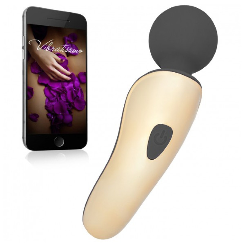 Вибратор Amor Vibratissimo Little Want золотистый/черный Вибратор Amor Vibratissimo Little Want золотистый/черный