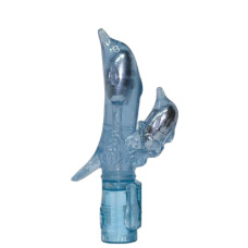 Вибратор You2Toys Double Dolphin Голубой