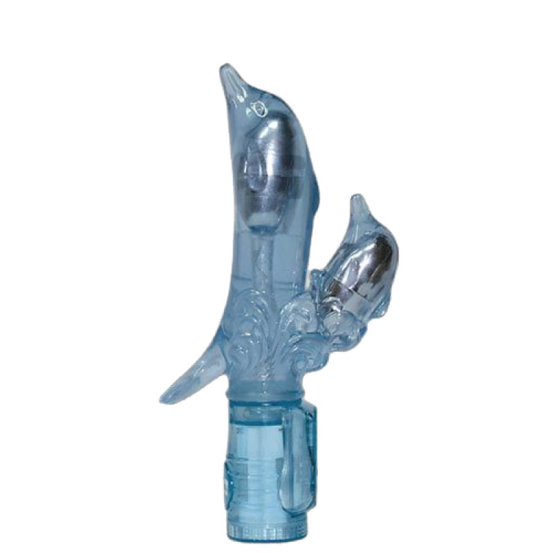 Вибратор You2Toys Double Dolphin Голубой