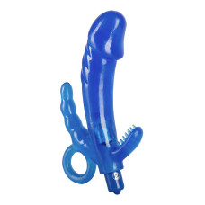 Реалистичный Вибратор You2Toys Blue 3 Point Vibe Синий