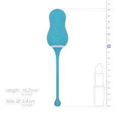 Вибрайте Cala Azul – Elena Vibrating Egg With Remote Control, 10 режимов, пульт ДУ