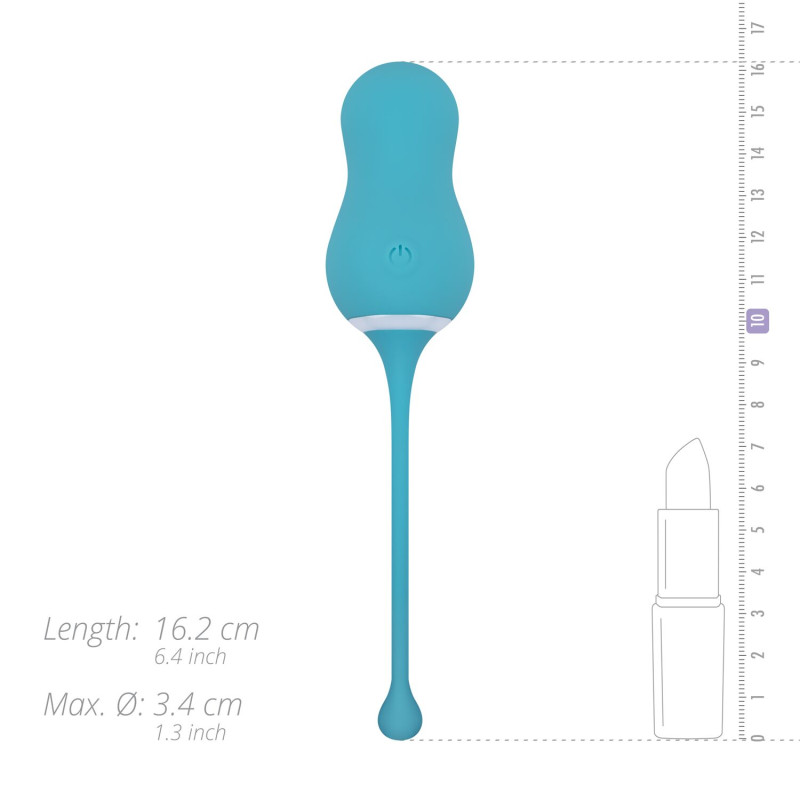 Вибрайте Cala Azul – Elena Vibrating Egg With Remote Control, 10 режимов, пульт ДУ Вибрайте Cala Azul – Elena Vibrating Egg With Remote Control, 10 режимов, пульт ДУ