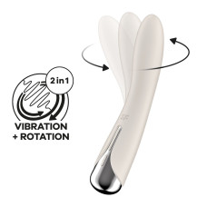 Вибратор точки G с вращением Satisfyer Spinning Vibe 1 Beige, 2 мотора