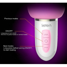 Фалоімітатор з вібрацією та підігрівом Leten Quest