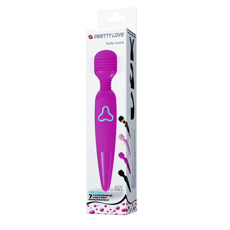 Вибромассажер Pretty Love Body Wand Black Вибромассажер Pretty Love Body Wand Black