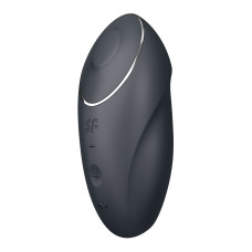 Вибростимулятор-пульсатор Satisfyer Tap & Climax 1 Grey, эффект постукивания пальцем, 2 мотора