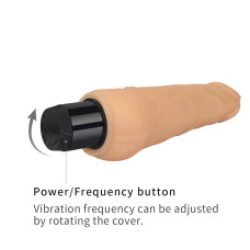 Реалистичный вибратор LoveToy Reel Feel Vibrator 7.5 Телесный
