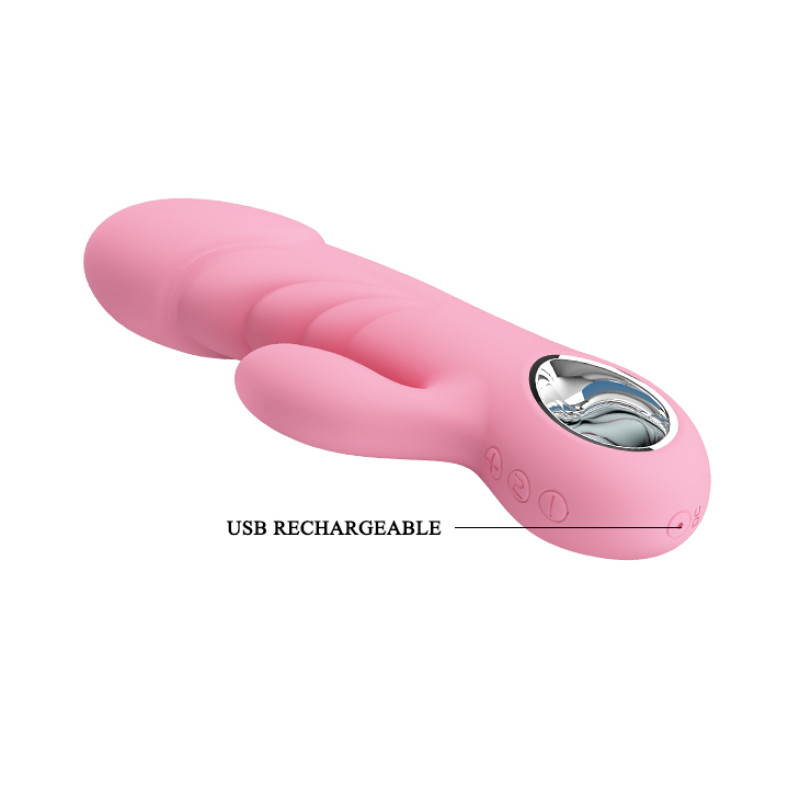 Hi-tech вібратор LyBaile Pretty Love Carina Vibrator Тілесний Hi-tech вібратор LyBaile Pretty Love Carina Vibrator Тілесний