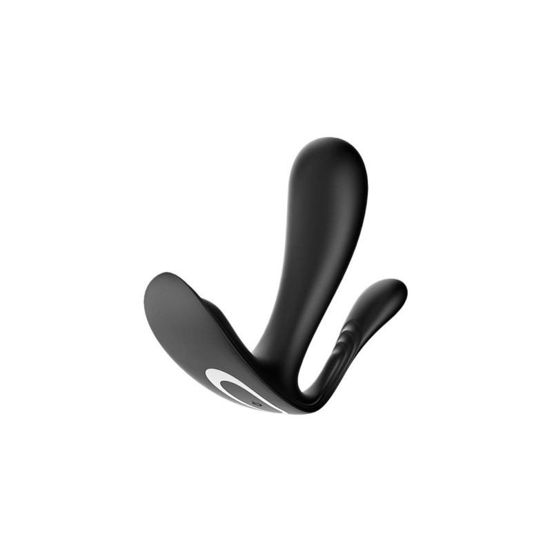 Двойной смарт-вибратор в трусики Satisfyer Top Secret+ Black Двойной смарт-вибратор в трусики Satisfyer Top Secret+ Black