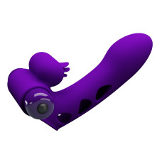 Насадка на палец Pretty Love Orlando Honey Finger Vibrator Purple