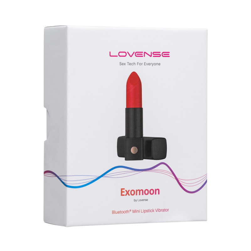 Вибратор-помада Lovense Exomoon, работает через приложение Вибратор-помада Lovense Exomoon, работает через приложение