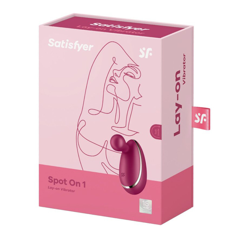 Вибратор для наружной стимуляции Satisfyer Spot On 1 Berry, гибкий отросток Вибратор для наружной стимуляции Satisfyer Spot On 1 Berry, гибкий отросток