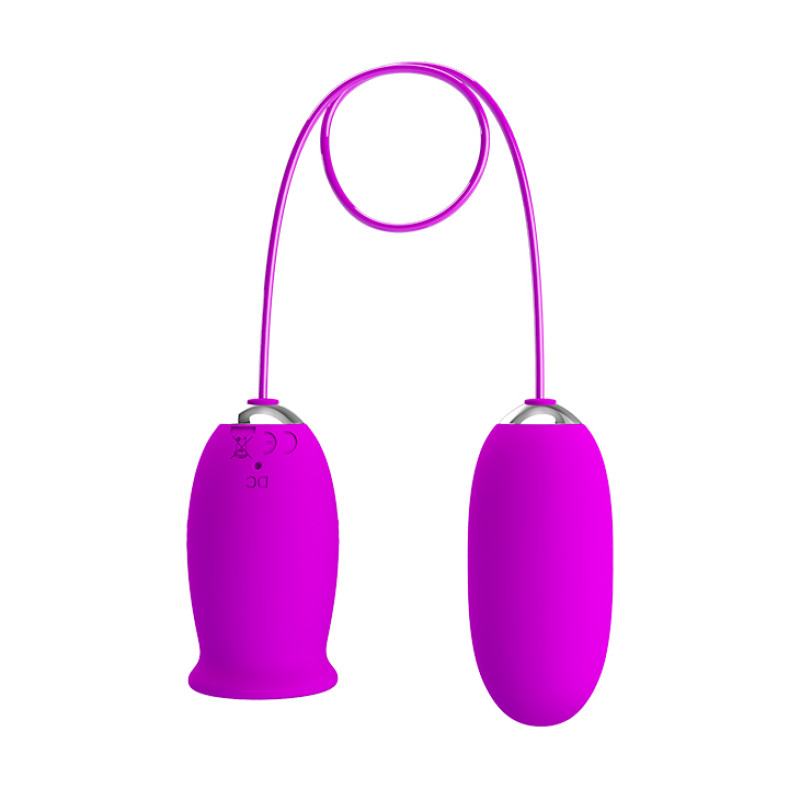 Клиторальный стимулятор с виброяйцем Pretty Love Daisy Licking Vibrator Purple Клиторальный стимулятор с виброяйцем Pretty Love Daisy Licking Vibrator Purple