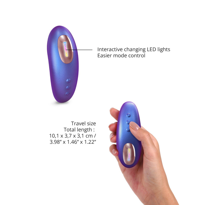 Вакуумный клиторальный стимулятор Love To Love DREAMER – IRIDESCENT NIGHT, ласки язычком, пульт Вакуумный клиторальный стимулятор Love To Love DREAMER – IRIDESCENT NIGHT, ласки язычком, пульт