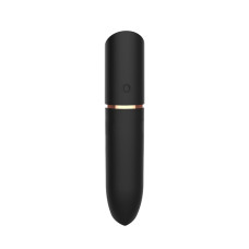 Виброшар в виде помады Adrien Lastic Rocket Black