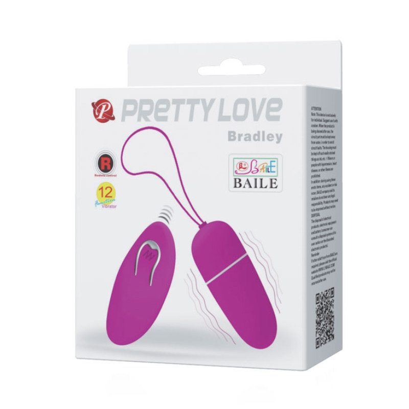 Виброяйцо Pretty Love Bradley Фиолетовое Виброяйцо Pretty Love Bradley Фиолетовое