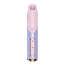 Вакуумний стимулятор Satisfyer Bold Kiss Violet, магнітна технологія 3D Air Pulse, 30 режимів роботи