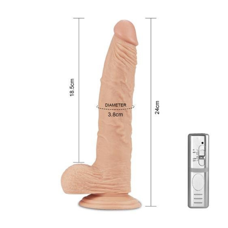 Вибратор LoveToy Real Extreme Vibrating Dildo 9.5 Вибратор LoveToy Real Extreme Vibrating Dildo 9.5