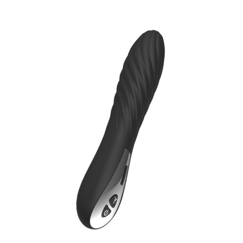 Вібромасажер із турбо режимом Dreamtoys Midnight Magic Spiral Twist Вібромасажер із турбо режимом Dreamtoys Midnight Magic Spiral Twist